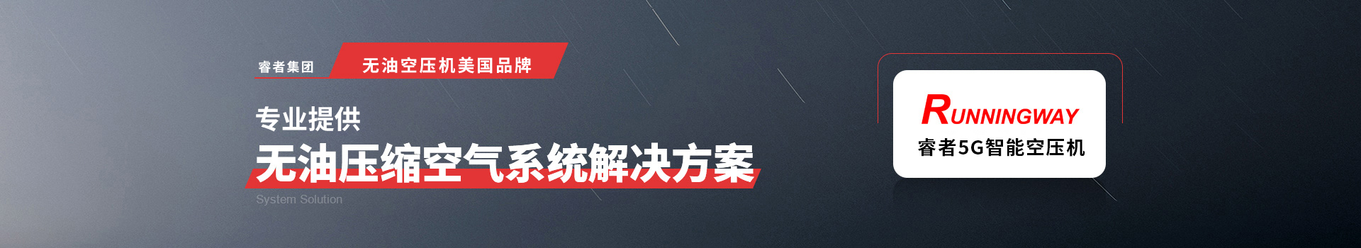 睿者機(jī)械無油空壓機(jī)民族品牌